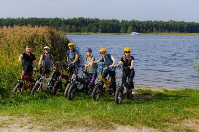 Guided Ebike Tour on Forest Roads and Trails Near Riga