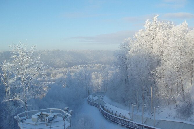 Latvia Bobsleigh and luge track ride experience - Who will get the most from this ride