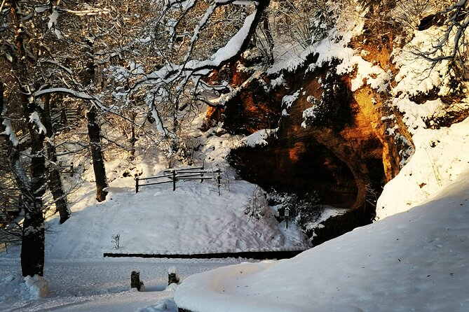 Latvia's Switzerland and Gauja National Park Tour - Sigulda New Castle and its Gauja valley view