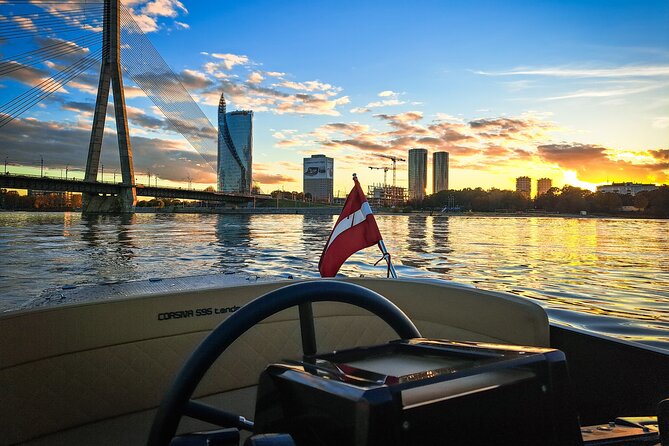 Private Boat Tour experience in Riga (City Canal and Daugava) - Central Station, Central Market, and the railway bridge