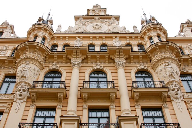 Private Riga Art Nouveau Tour - Riga Secondary School No. 40 and national identity