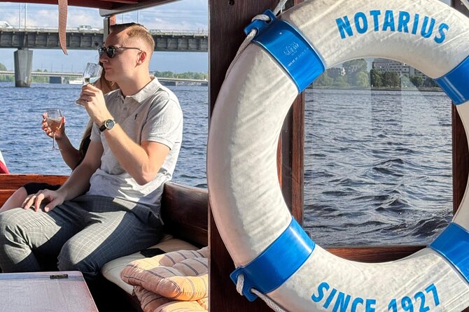 Riga: Evening or Sunset Boat Tour with Drink and Audio Guide - Captain Toms and the feel of the crew