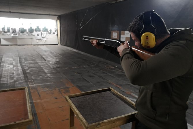 Riga Gun Range: shooting with Winchester, Glock17, & Kalashnikov - Three very different guns in one short Riga session