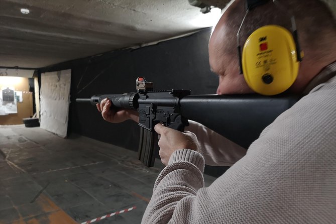 Riga Gun Range: shooting with Winchester, Glock17, & Kalashnikov - Adding more firearms after the basic package