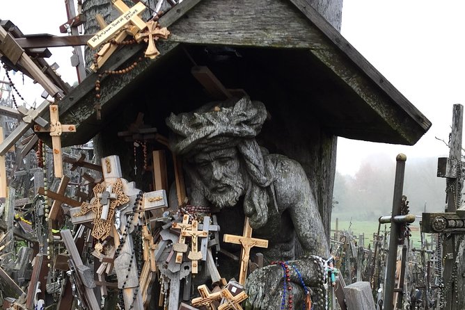 Sunrise at the Hill of Crosses - 2 countries in 1 day - Forty minutes to walk, photograph, and pause